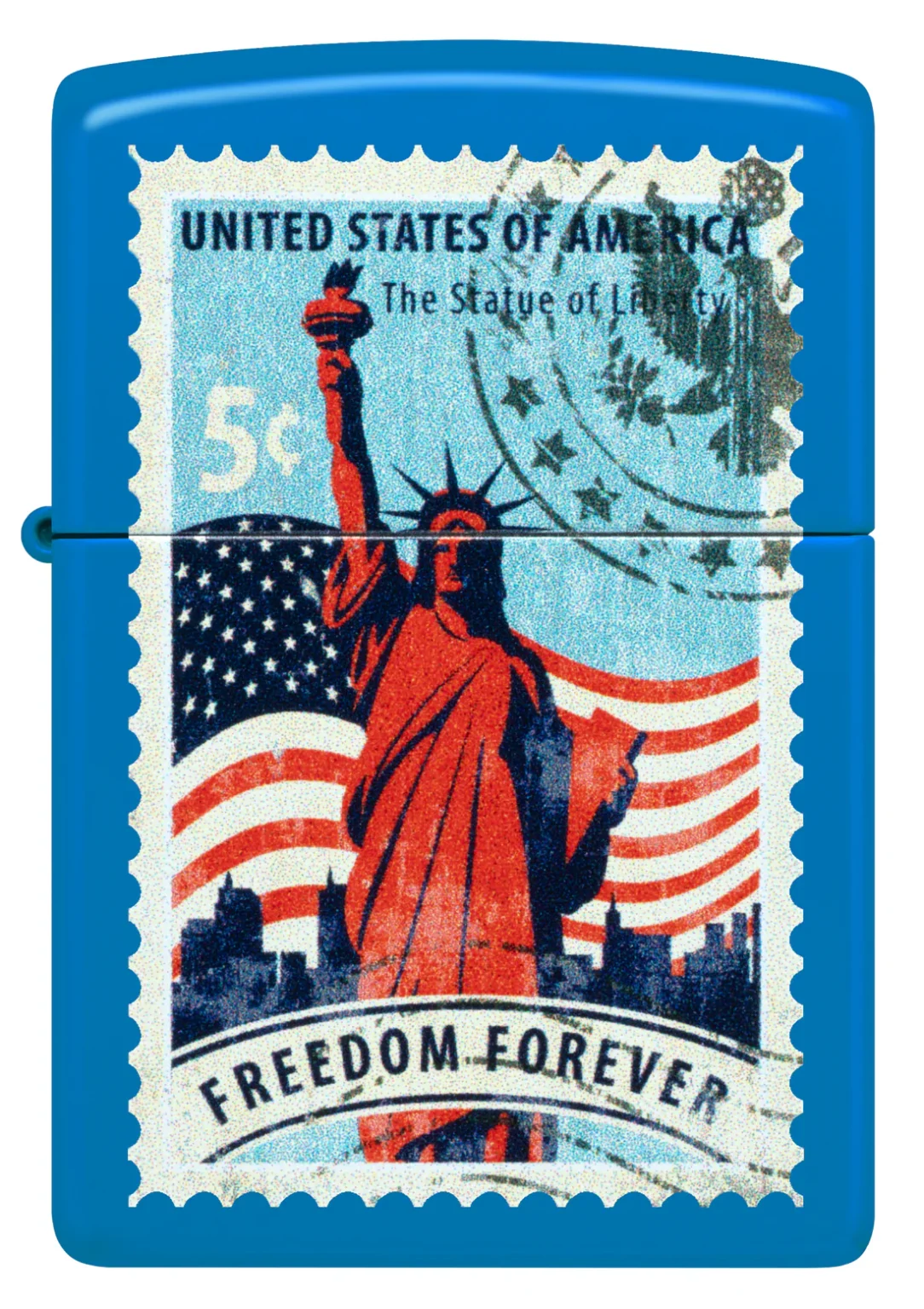 zippo 46842 statue of liberty blue