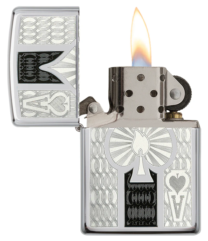 zippo silver ace 24196 — صورة 3