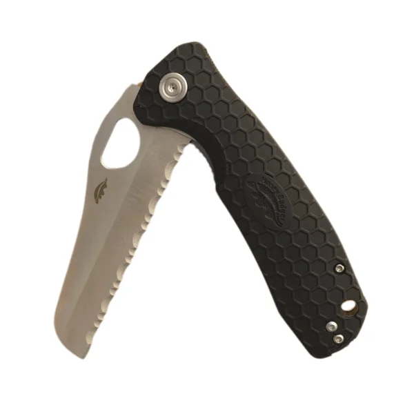 serrated large black